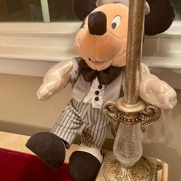 - Disney Mickey Mouse in Gray Tux Plush - Picture 2 of 5